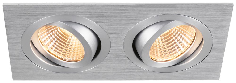 Coffret vide SLV NEW TRIA aluminium 170×90mm aluminium 2×Spot