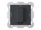 Interruttore rotativo INC 0-Man-0-Aut. nero kallysto 2/1L con manopola