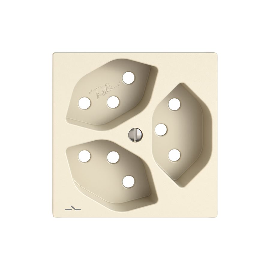 Montageset EDIZIO.liv SNAPFIX® für 3×T13 getrennt cr