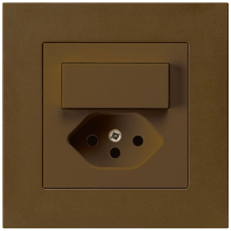 UP-Kombination I KPR LR+T13 Phasenanschnitt 20…400W/VA braun