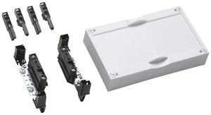 Baustein Hager univers N 150×250mm für Sammelschienen Abstand 60mm 1-polig