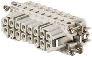 Buchseneinsatz Weidmüller HDC HA 250V 16A 16L Schraubanschluss Gr.5