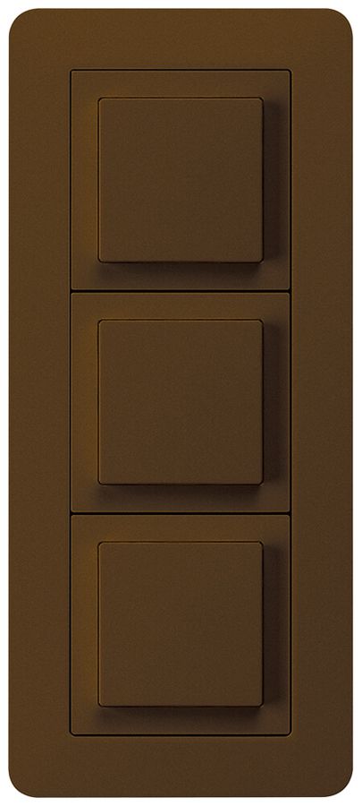 UP-Kombination kallysto.trend Gr.I-I-I vertikal 3×Schalter S3 braun