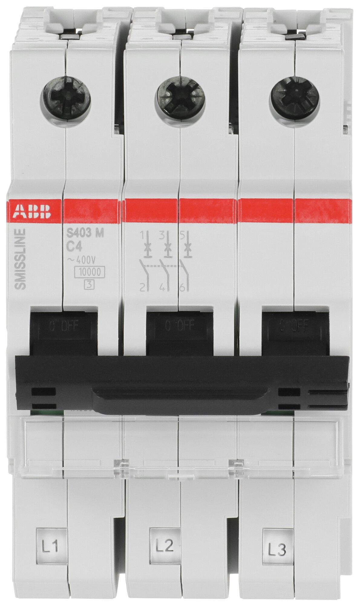 Disgiuntore SMISSLINE TP S 3×4A C 10kA