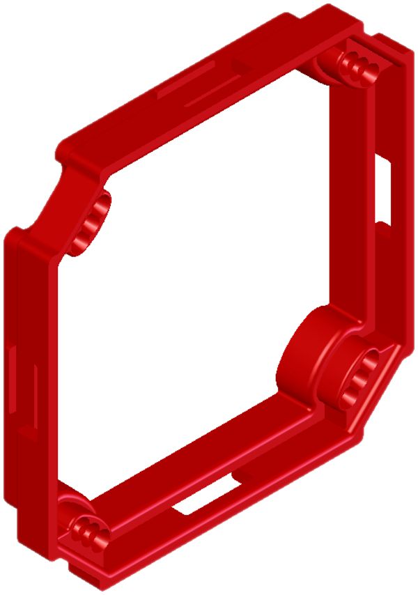 Aufsatzrahmen Crallo Leu Gr.I 7mm rot