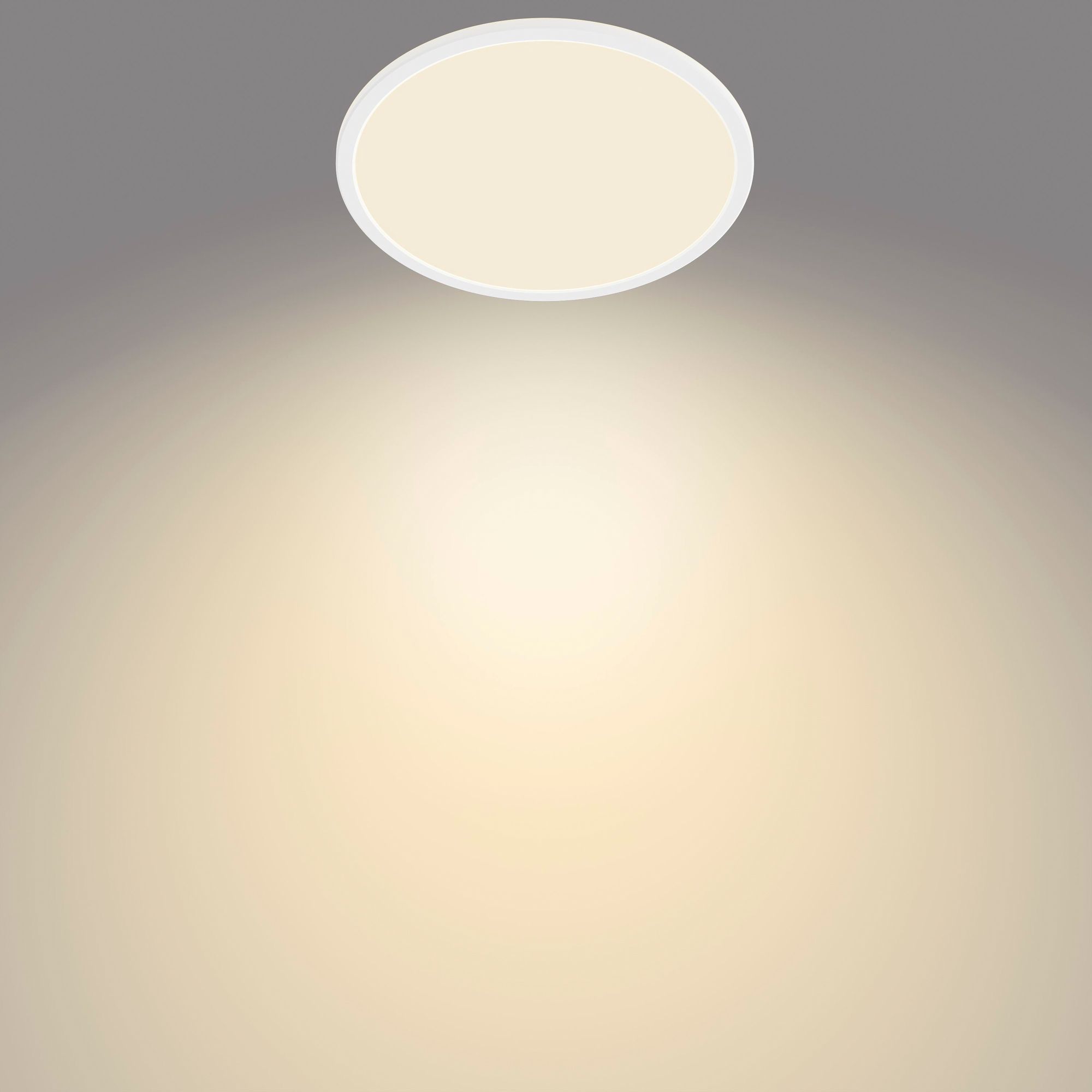 LED-Deckenleuchte Philips SceneSwitch 18W 1500lm 2700K IP44 DIM Ø300mm weiss