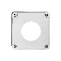 Deckel ohne Klappdeckel weiss Bohrung 43mm