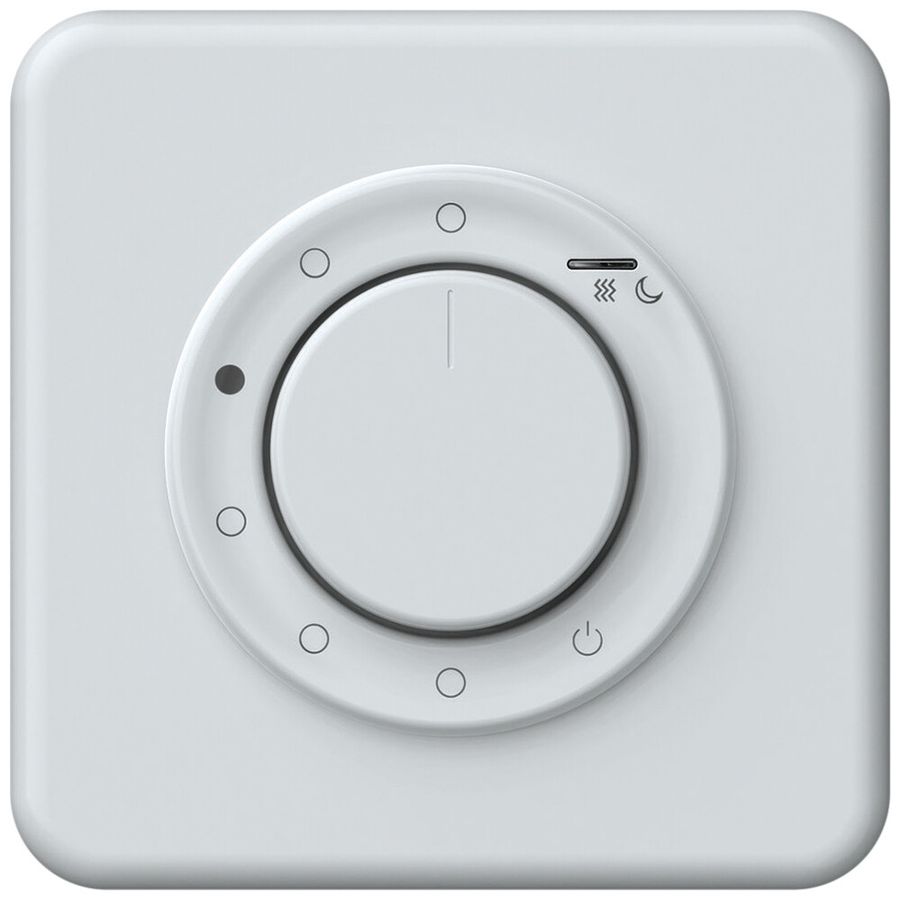 UP-Raumthermostat origin An/Aus 230VAC 4A 92×92mm weiss