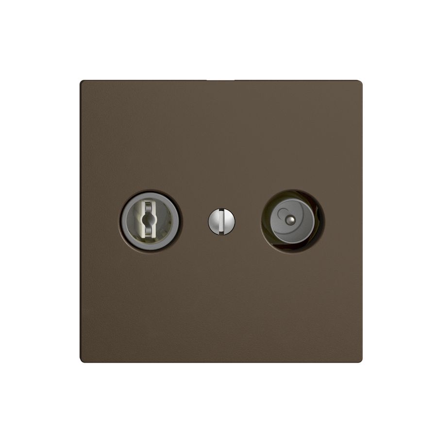 UP-TV-R-Dose EDIZIOdue 19dB coffee Breitbanddose 5…2000MHz, F