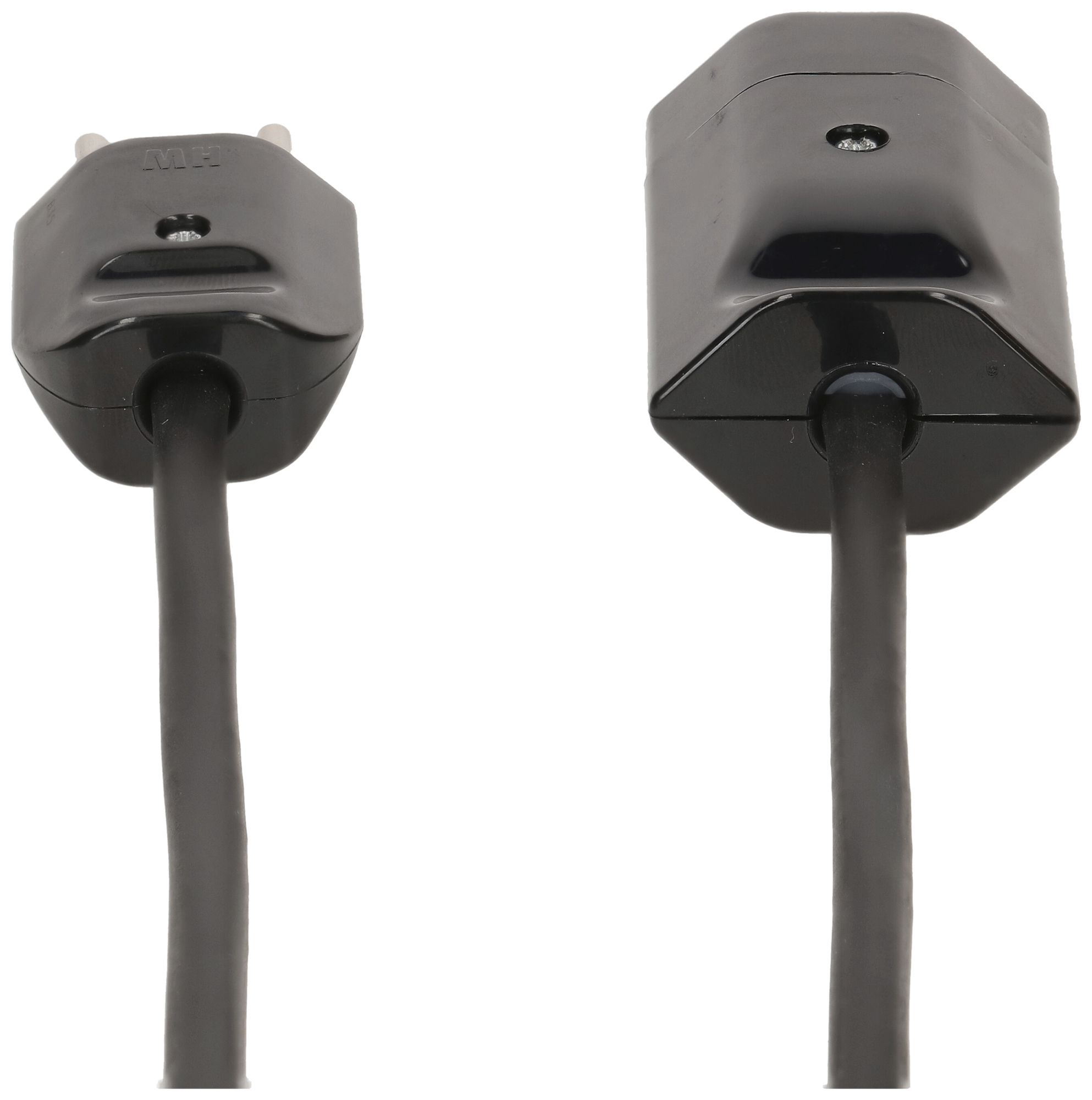 Câble de rallonge MAX HAURI Td 3×1mm² 5m noir fiche T12/13