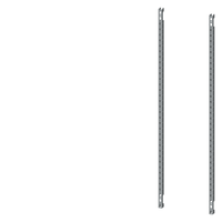 Längsholme für Montage von Einbausätzen A160/400, 2 HOLME F.EB H900