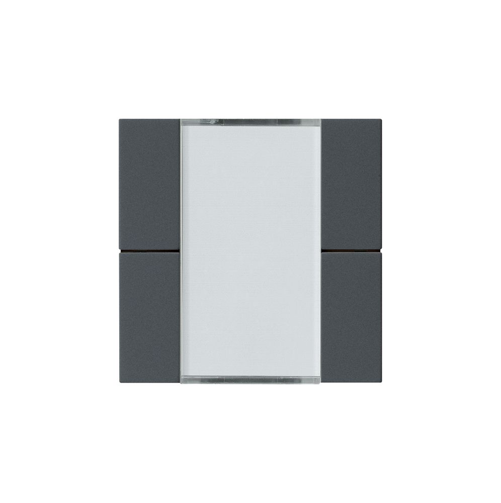 Frontset Hager kallysto 4×KNX systemlink/easylink anthrazit