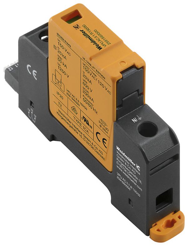 Parasurtension Weidmüller VPU AC II 1 R 150/50