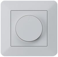 UP-Drehdimmer Universal Hager kallysto.trend 20…400W/VA hellgrau