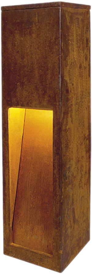Standleuchte SLV RUSTY SLOT 50, E27 11W IP44 Eisen gerostet