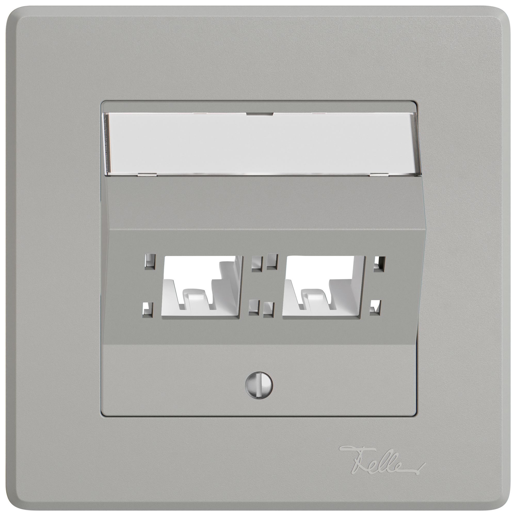 Kit di montaggio INC EDIZIO.liv SNAPFIX® per freenet cat.6A adattatore 2× grc