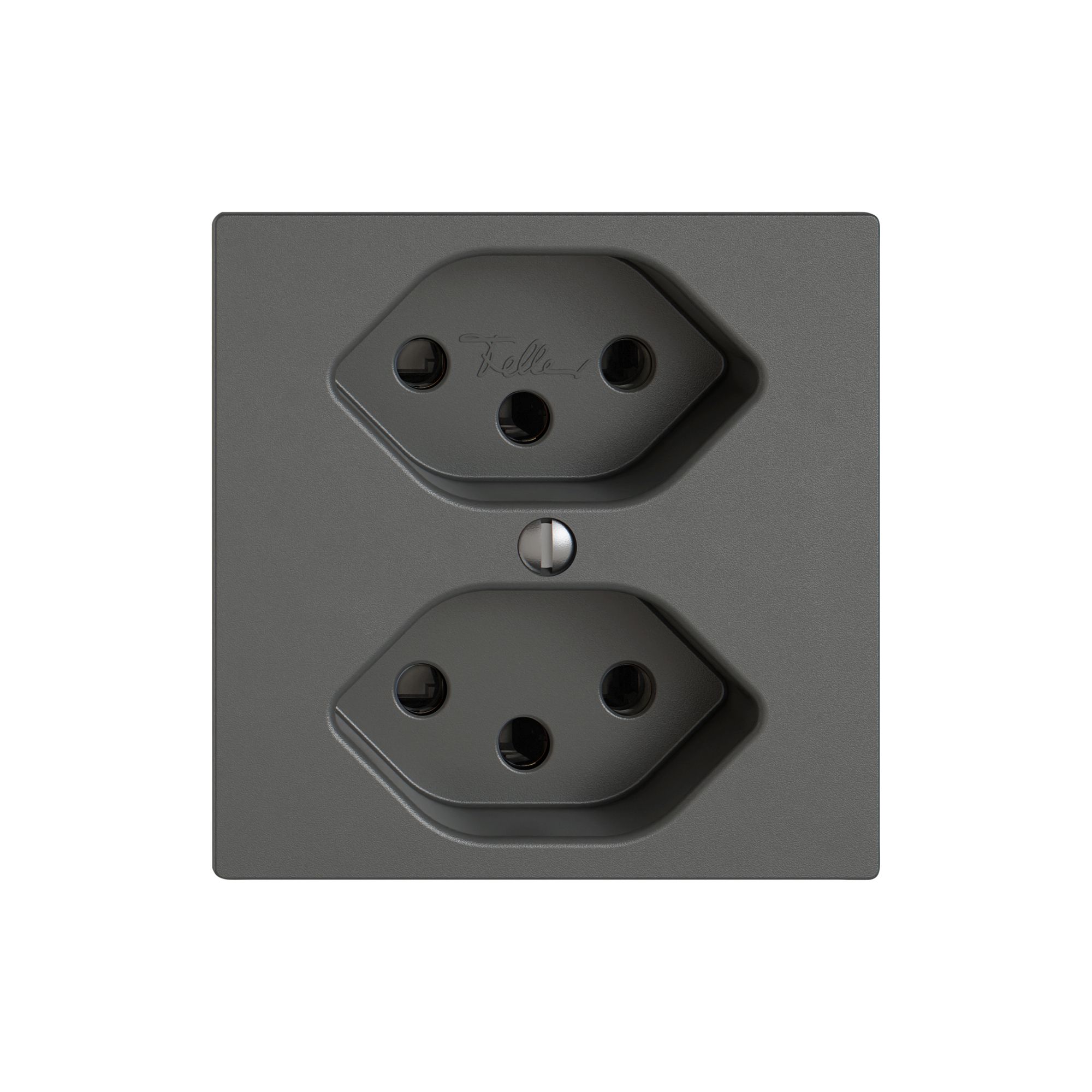 Prise EDIZIO.liv SNAPFIX® 2×T13 grf