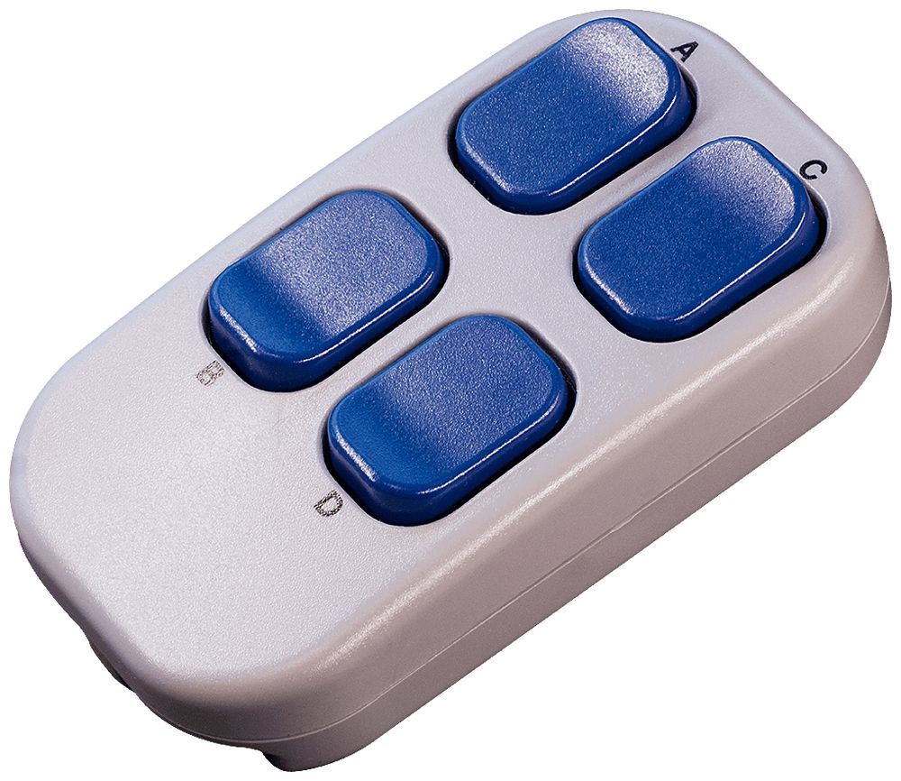 Handsender ALADIN Mini II EnOcean 4-Kan hellgrau/blau