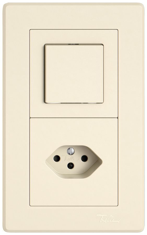 Combinaison ENC EDIZIO.liv SNAPFIX® 2×1 156×96mm schéma 3/1L+1×T13 crema