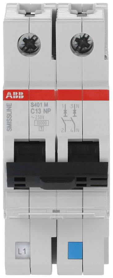 Disgiuntore SMISSLINE TP S 2×13A C 10kA NP