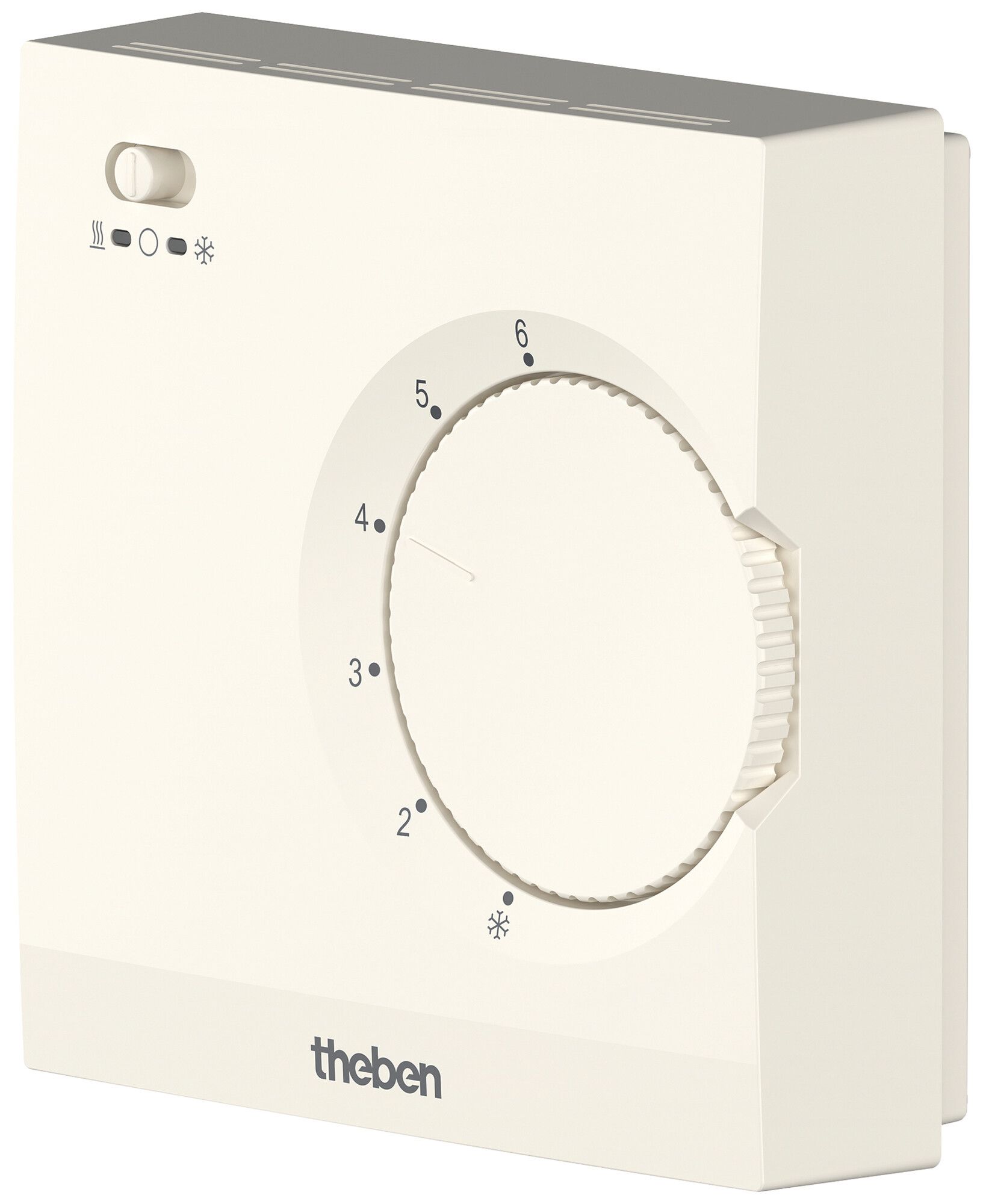 Termostato ambiente AP Theben RAMSES 708 S 230V AC 5…30°C 10A 76×76mm bianco