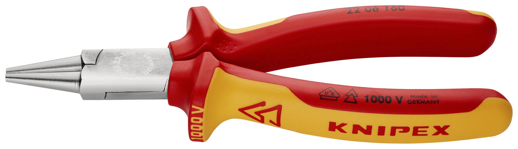Pince ronde KNIPEX 160mm VDE 1000V