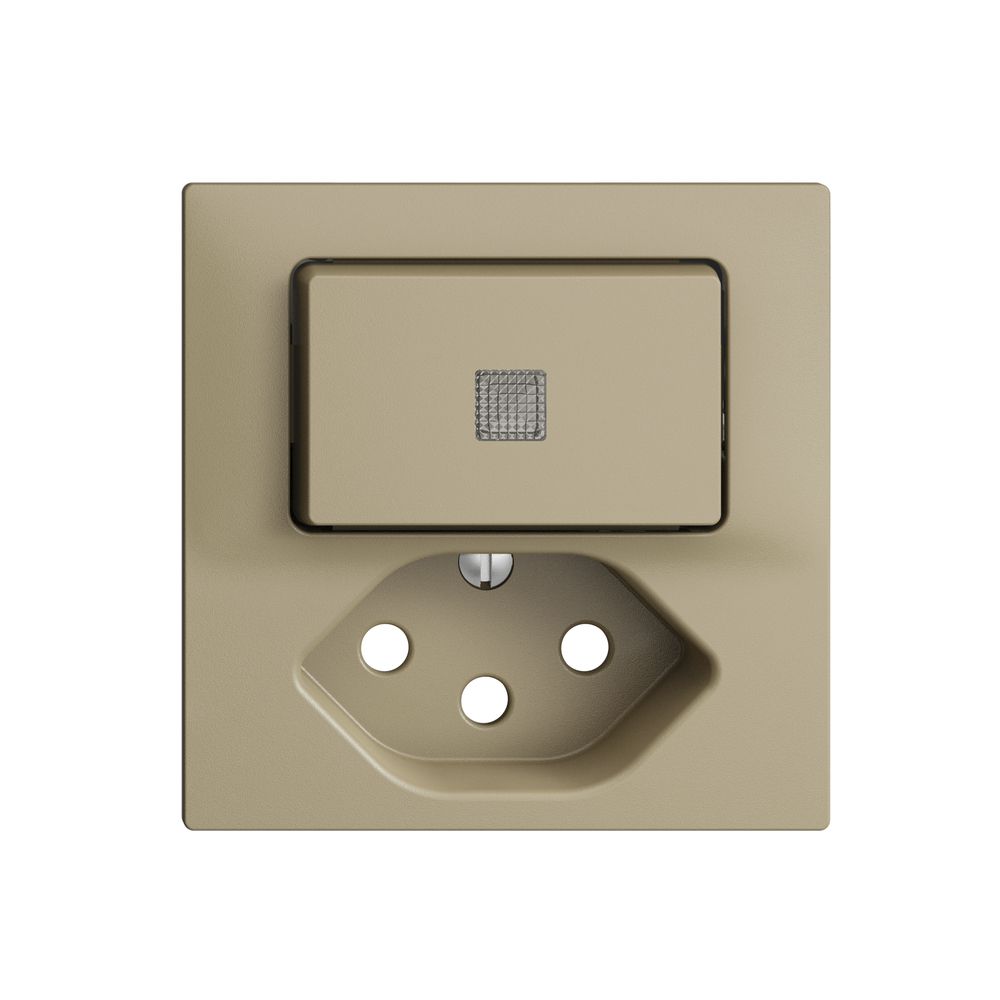 Kit frontal EDIZIOdue sand 60×60mm T13, lentille,