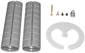 Kabelkanal flexibel Premium MH silber