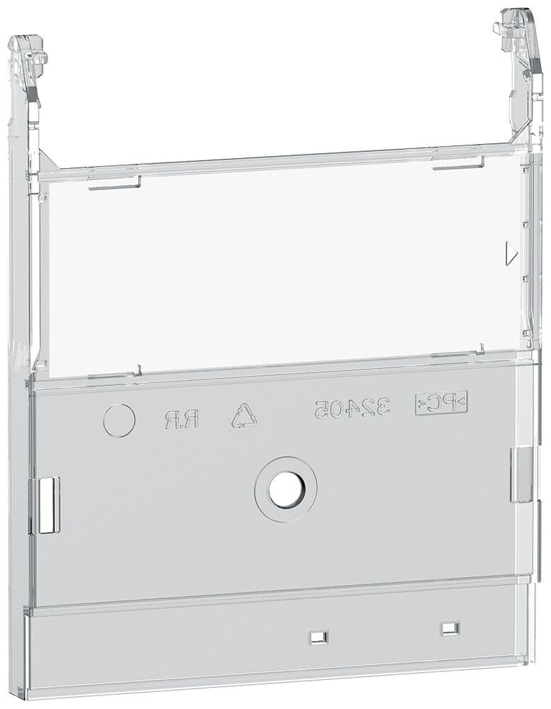 Bezeichnungsschildhalter Hager FV+ 121×99×0.3mm weiss DIN1-3