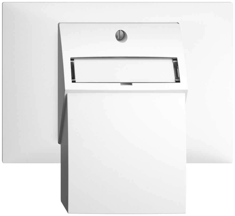 EB-Montageset EDIZIOdue BKE, mit Flachauslasshaube 2× weiss