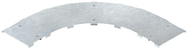 Couvercle Niedax, pour coude 90° pour WSL/WRL, l=304mm, acier, zingué à chaud