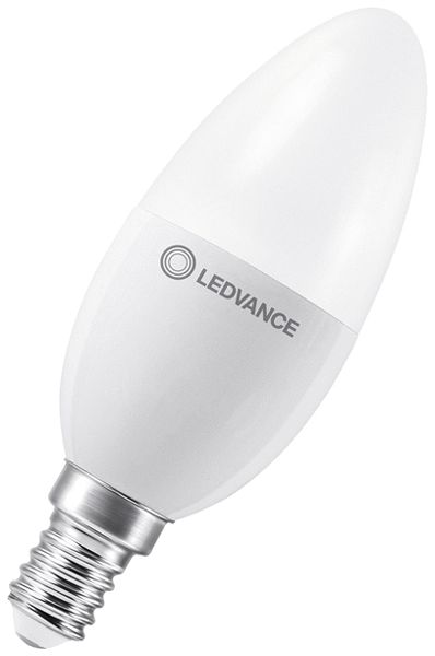 Lampada LED LEDVANCE CLAS B E14 7.3W 806lm 4000K Ø37×107mm B11 opaco