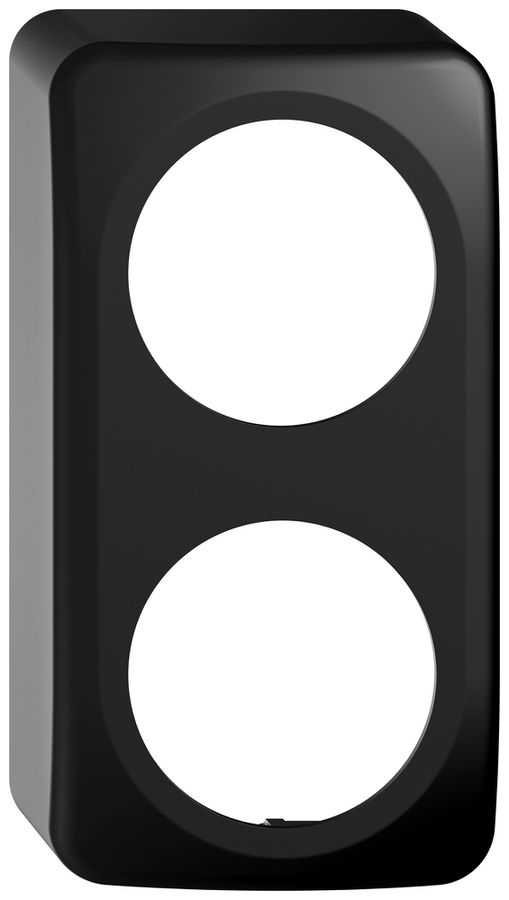 Cappa AP STANDARDdue SNAPFIX® per apparecchi QX.CO.54 2×Ø50mm ne