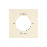 Montageset EDIZIO.liv SNAPFIX® f.Drehsch.m.Schloss 0-Cucinare-0-Lavare cr