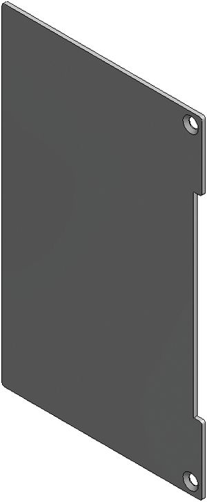 Abschlussplatte Woertz BRK 4675 140×85mm