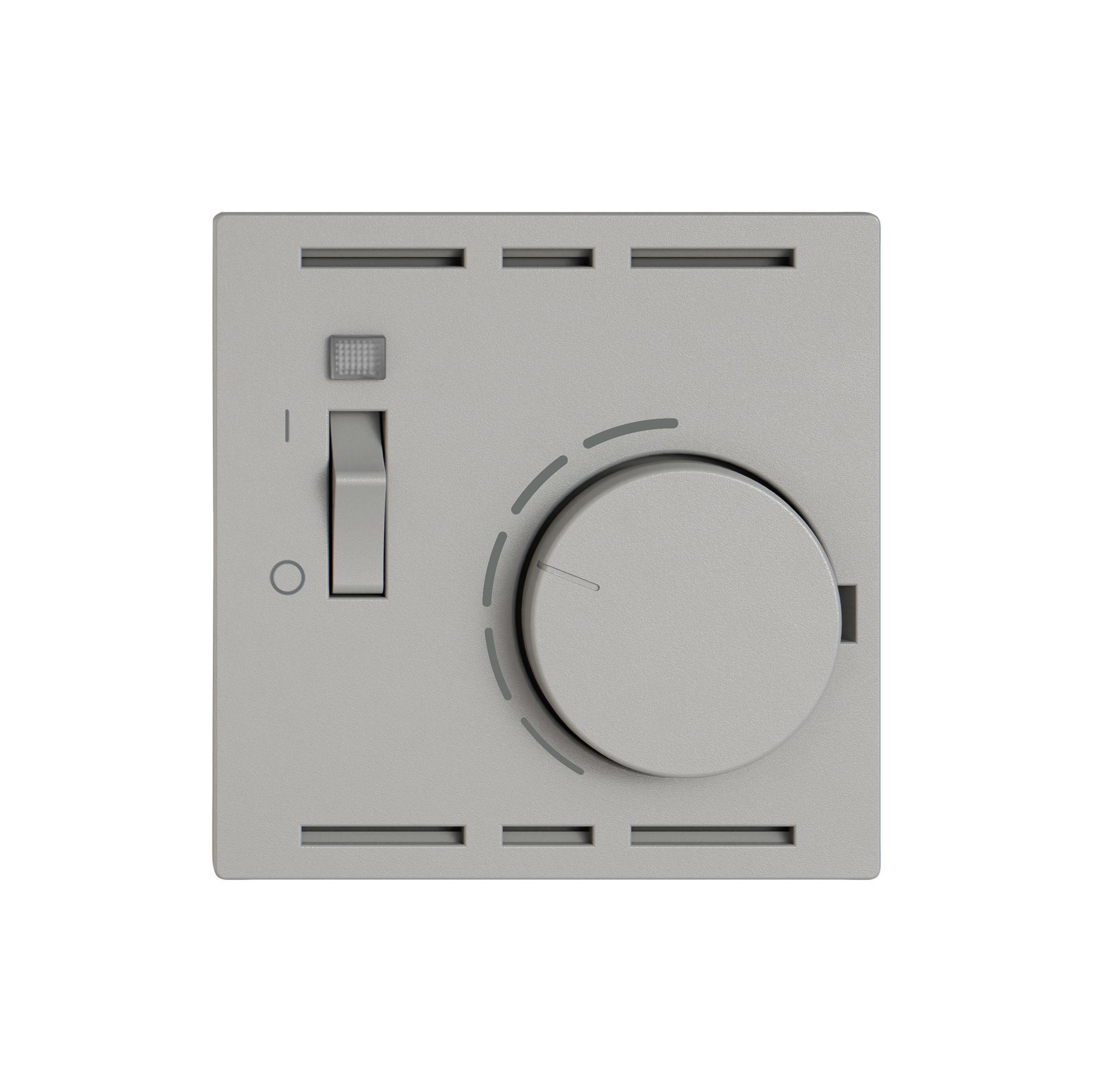 Termostato ambiente EDIZIO.liv SNAPFIX® con interruttore 230VAC 50Hz grc