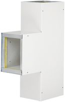 T-Stück tehalit FWK 3E E30 100×160mm, verkehrsweiss