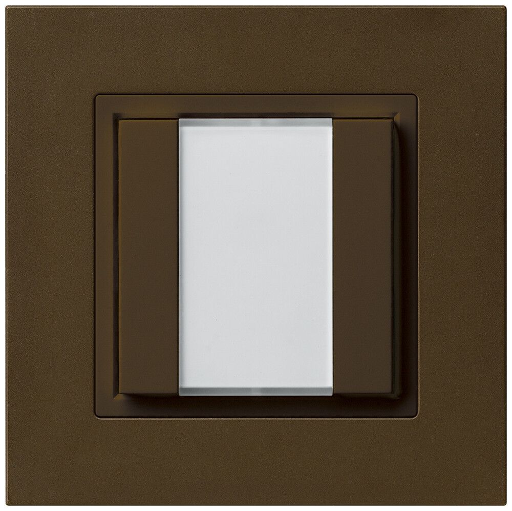 Poussoir universel ENC 2×kallysto.pro avec LED brun