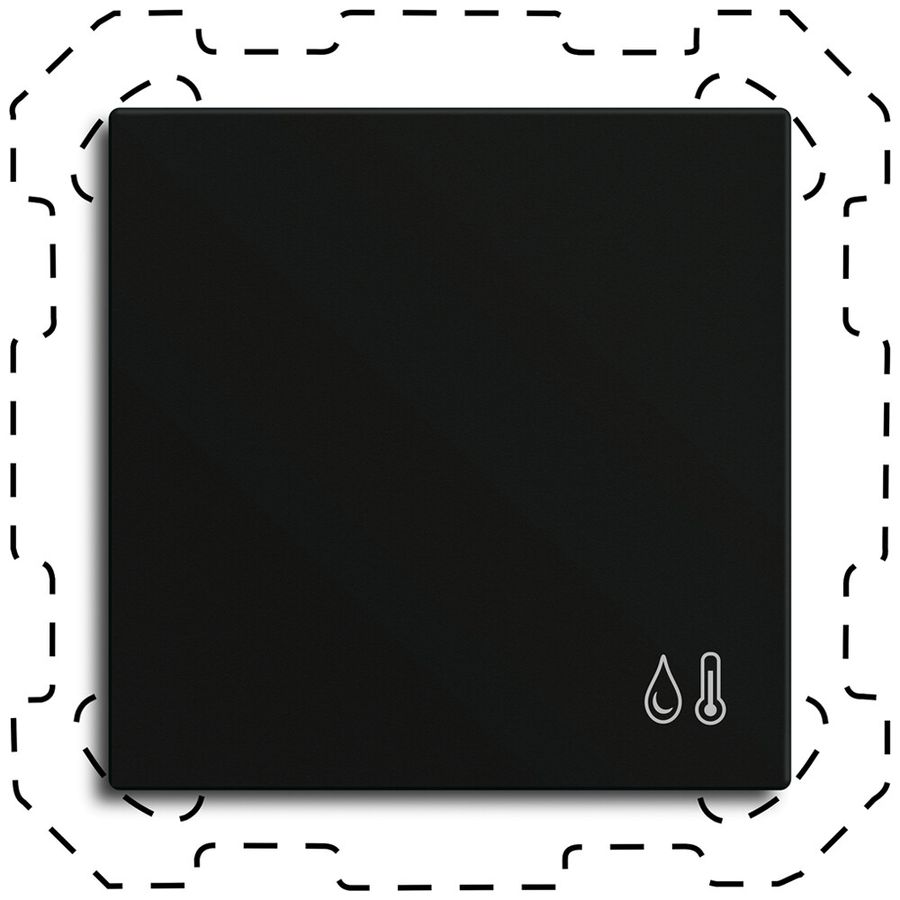 Termostato ambiente KNX INS MDT SCN-RTR60O16.01 -10…50°C 4×DI nero op.