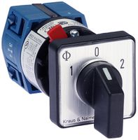 EB-Umschalter K&N CG4.A210.FS2, 10A/400V 1L 30×30mm "1-0-2"