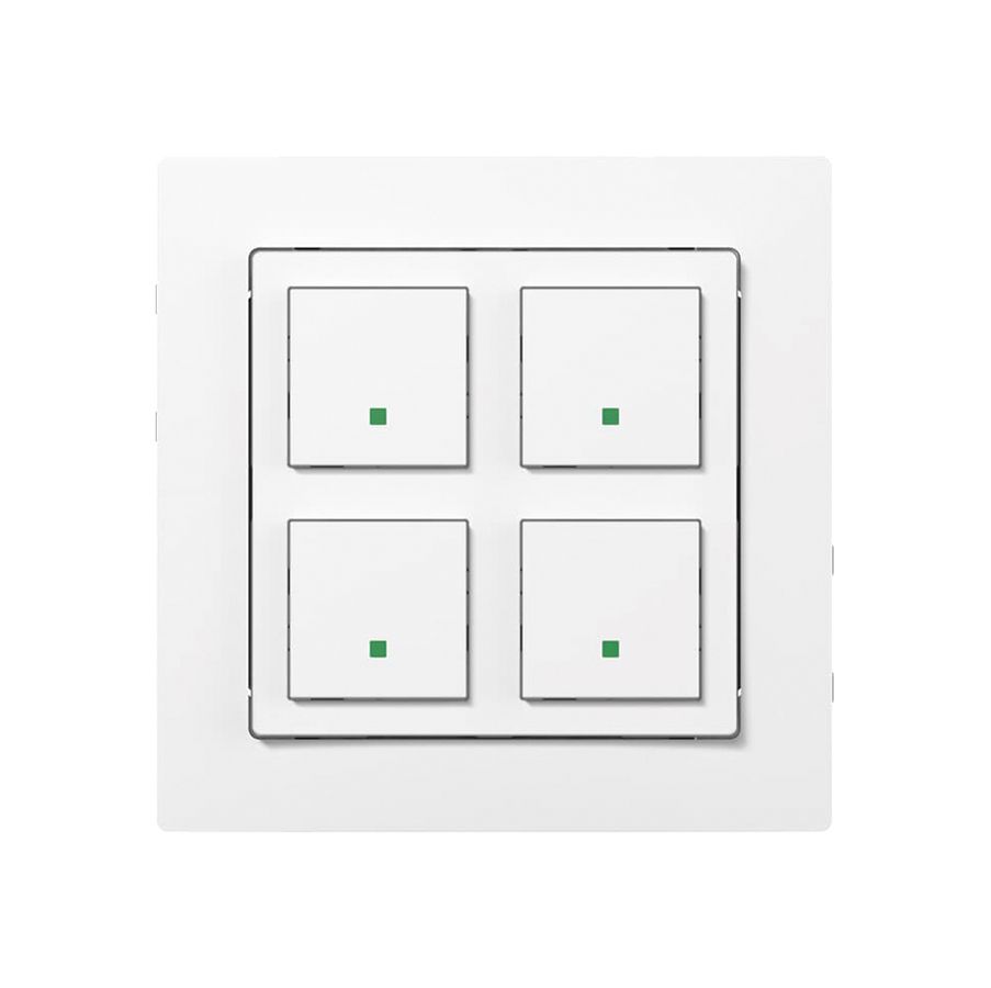 Senseur/actionneur de commutation 2/2×SIDUS free@home wireless, blanc