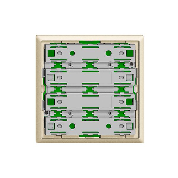 Unité fonctionnelle KNX RGB, capteur température 1…4× EDIZIOdue crema avec LED