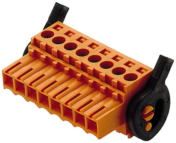 Buchsenstecker Weidmüller BL Lösehebel 3.5mm 8L verzinnt orange