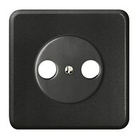 Frontset FH zu Datendose schwarz