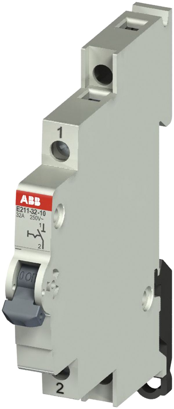 REG-Ausschalter ABB E211, 32A/250V 1L 1S, ½TE, "0-I"