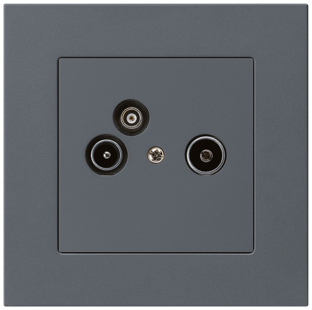 UP-Antennendose R/TV-Daten kallysto.pro 19dB anthrazit