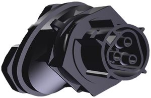 Buchsenteil Wieland 1.5…4mm² 3L schwarz