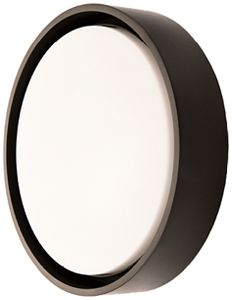 LED-Decken-/Wandleuchte SG Frame Round Maxi 19W 2040lm 840 IP66 DIM Ø325 schwarz