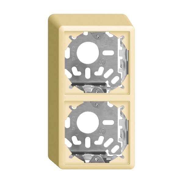 Kappe mit Grundplatte 2×54mm vanille für Kombination FX Universal