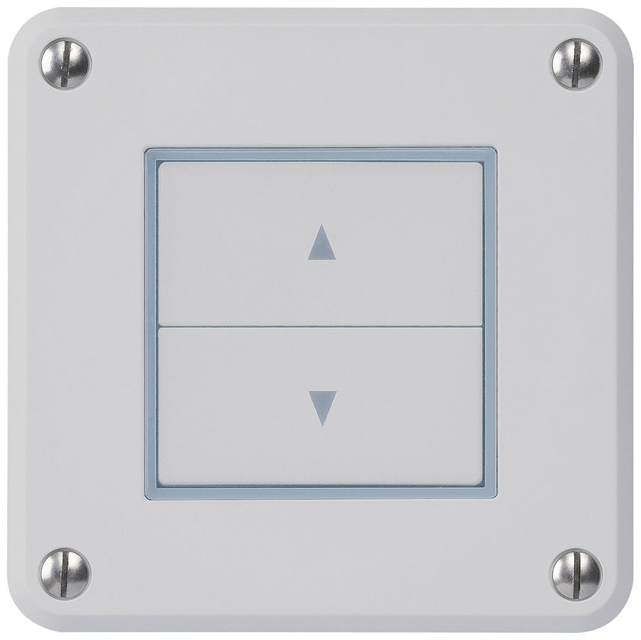 Interruttore per tapparelle INC robusto IP55 grigio con 2 tasti di comando